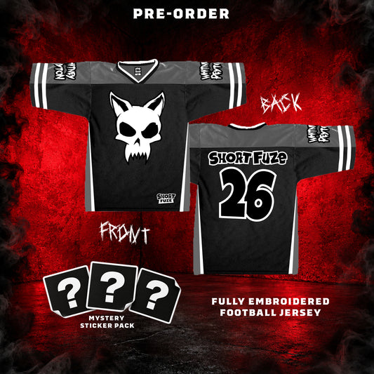 Fully Embroidered "Short Fuze" Football Jersey