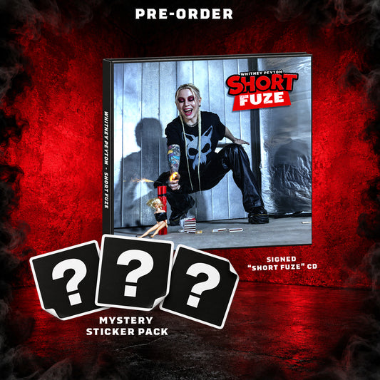 Signed "Short Fuze" CD and Sticker Pack