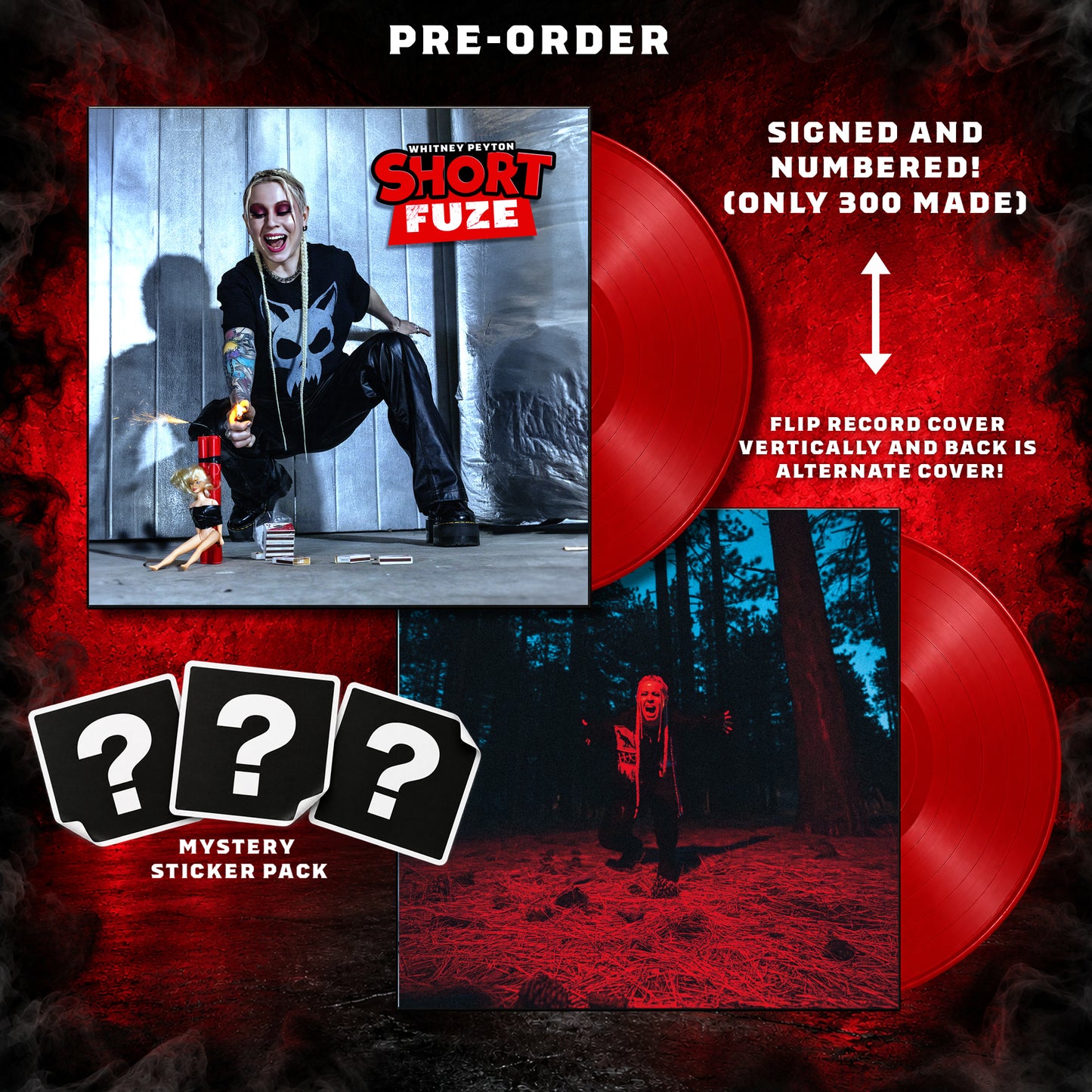 Signed and Numbered "Short Fuze" Vinyl