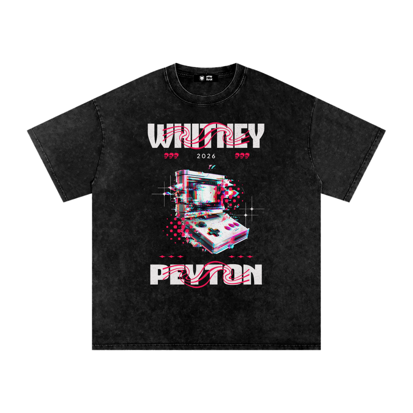 Whitney Peyton,1990s,Team Underdog,Gamer,Acid Wash,Oversize,Alpha Howse